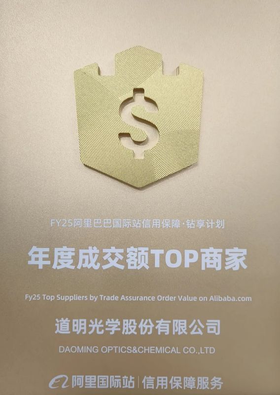 荣耀时刻丨必一运动光学荣获阿里国际站“年度成交额TOP商家”奖项