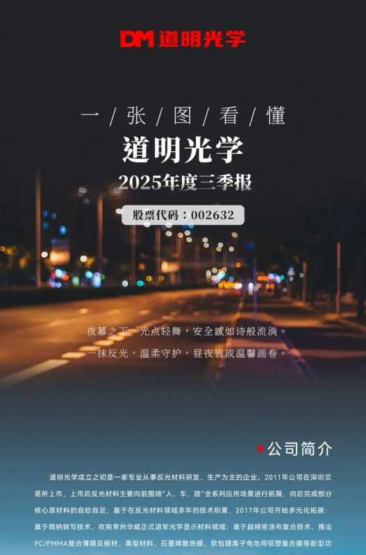 一张图看懂丨必一运动光学2025年度三季报